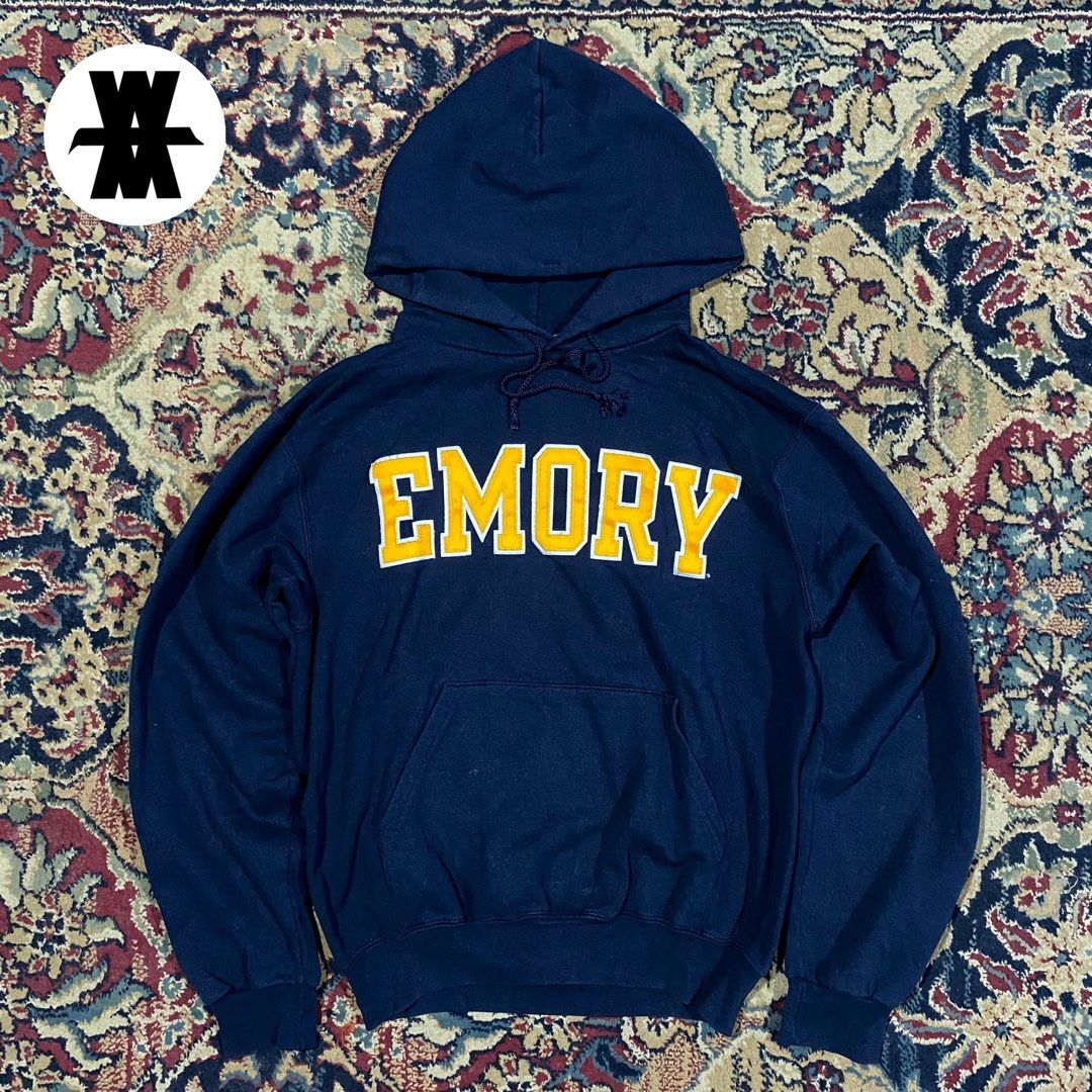 Champion Emory University Hoodie Fesyen Pria Pakaian Baju