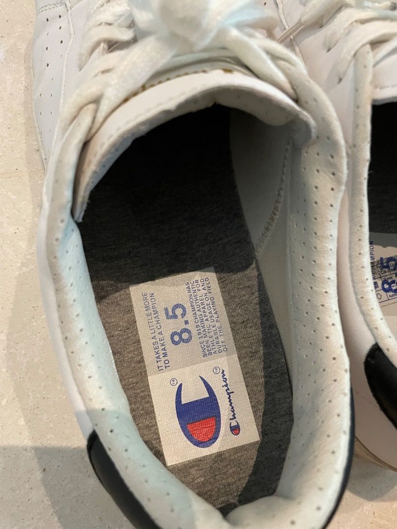Champion all white sneakers online