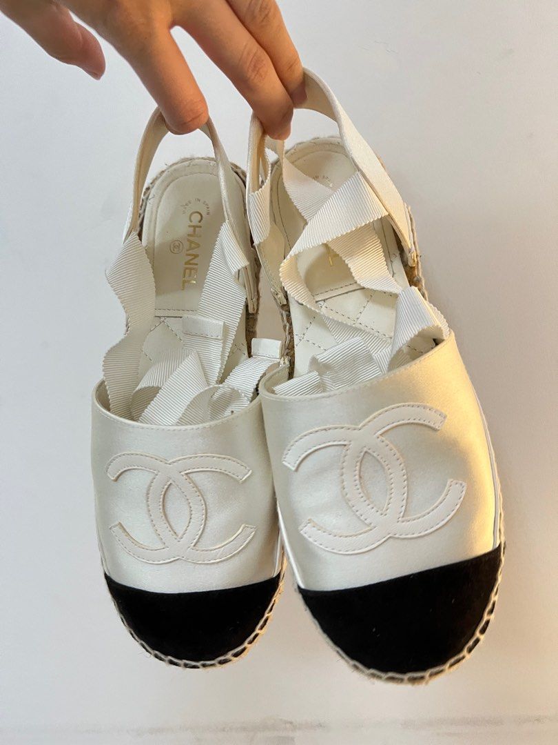 Chanel strap shoes discount