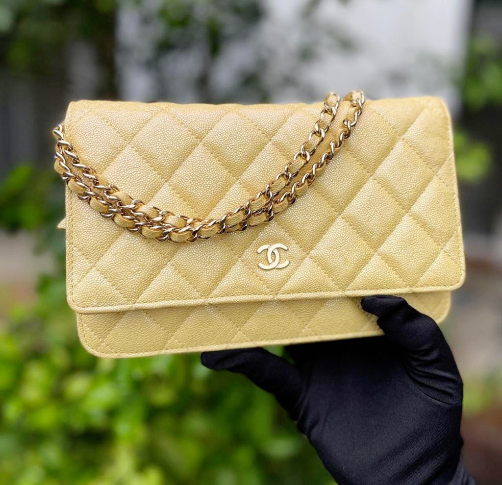 Chanel Woc Yellow Caviar NET Price exclude ongkir