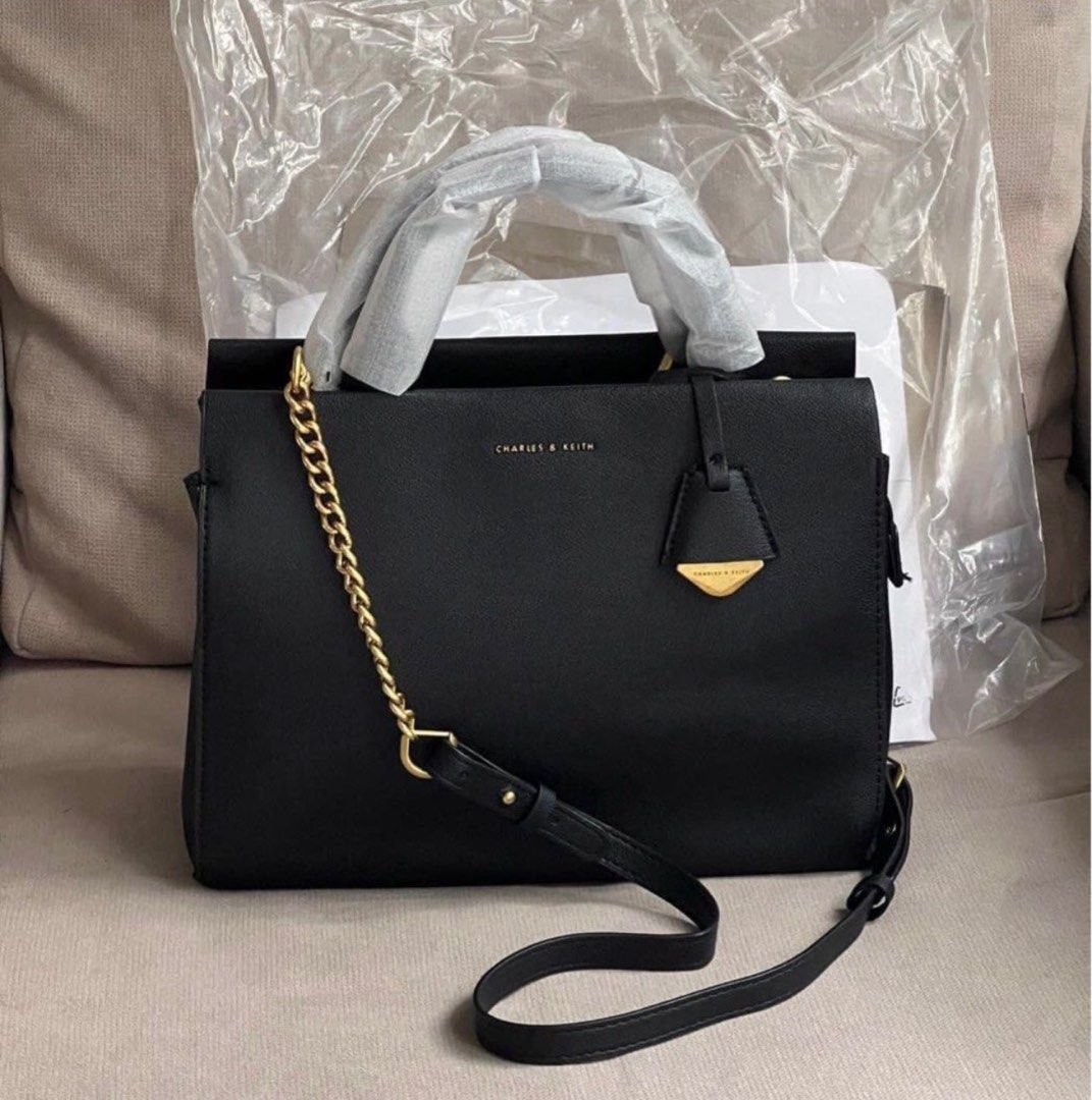 Charles Keith Large Double Handle Bag Women s Fashion Bags