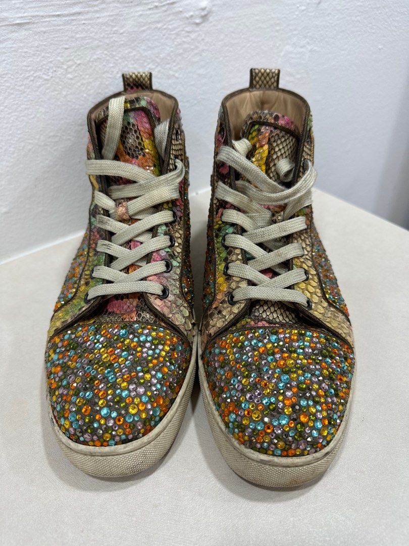 Louboutin high sneakers hotsell