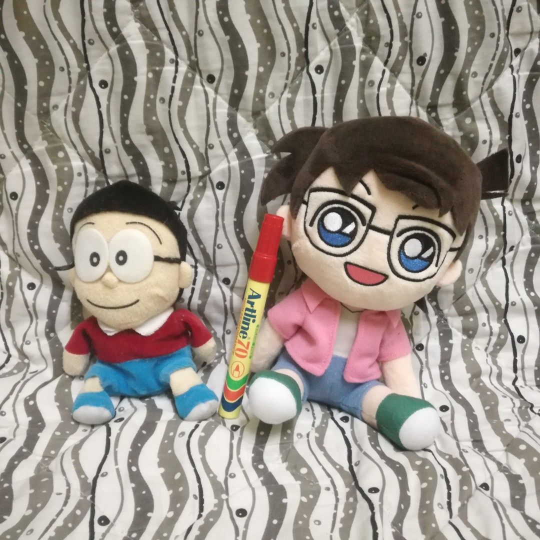 Plushie Conan Nobita Peter Rabbit Jemima Mario Stitch Mickey Mouse ...