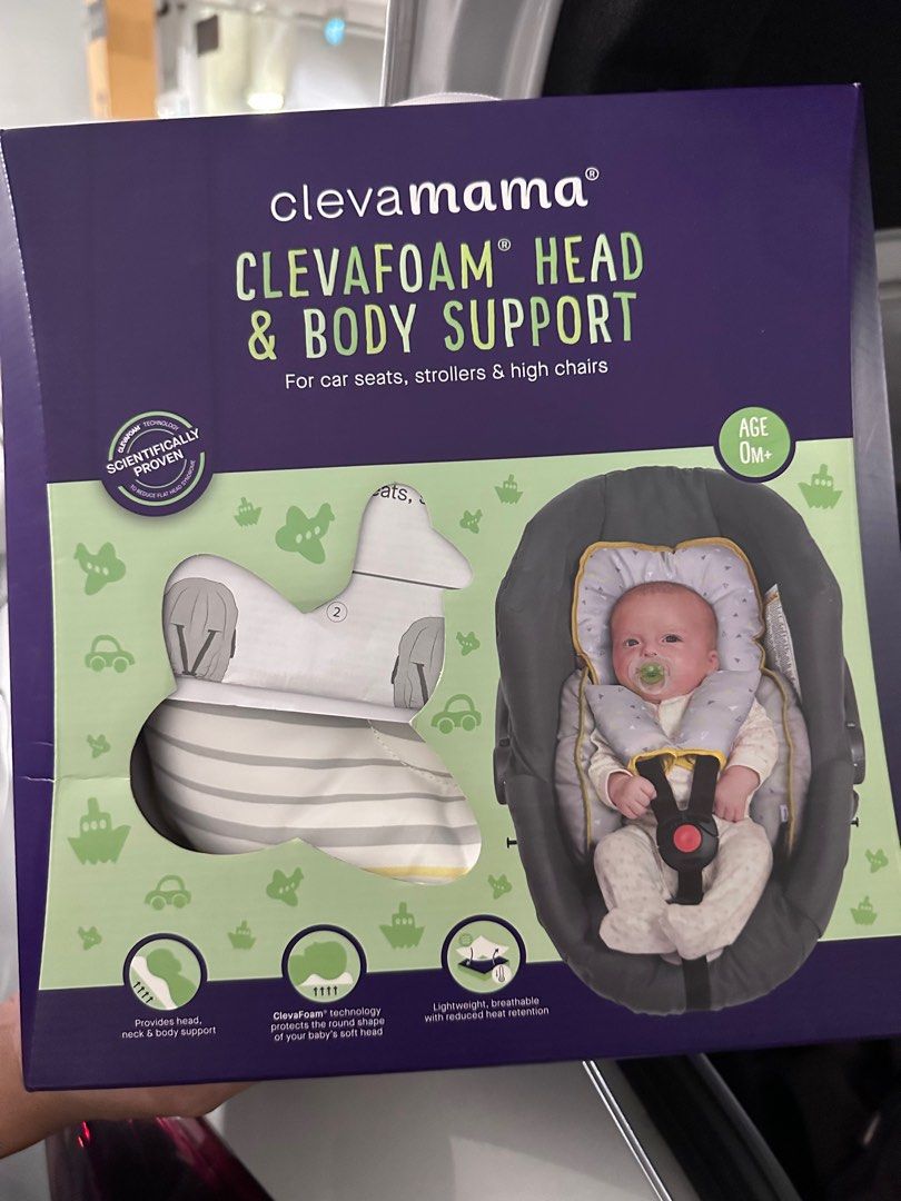 Clevafoam Head and Body Support Babies Kids Going Out Other
