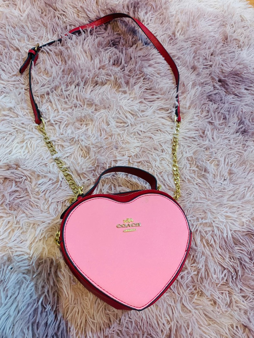 Coach Heart Bag on Carousell