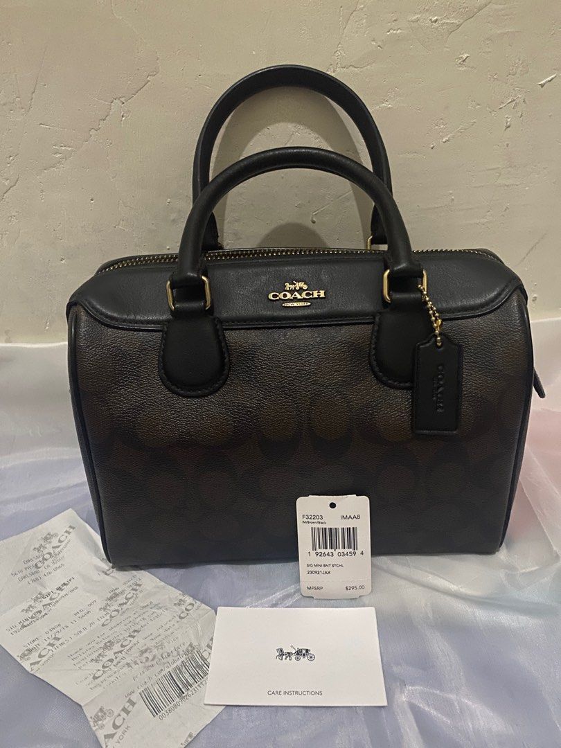 Coach mini sales bennett mahogany