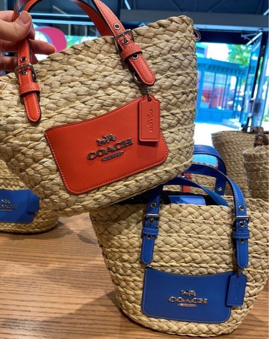 Coach new arrivals woven tote