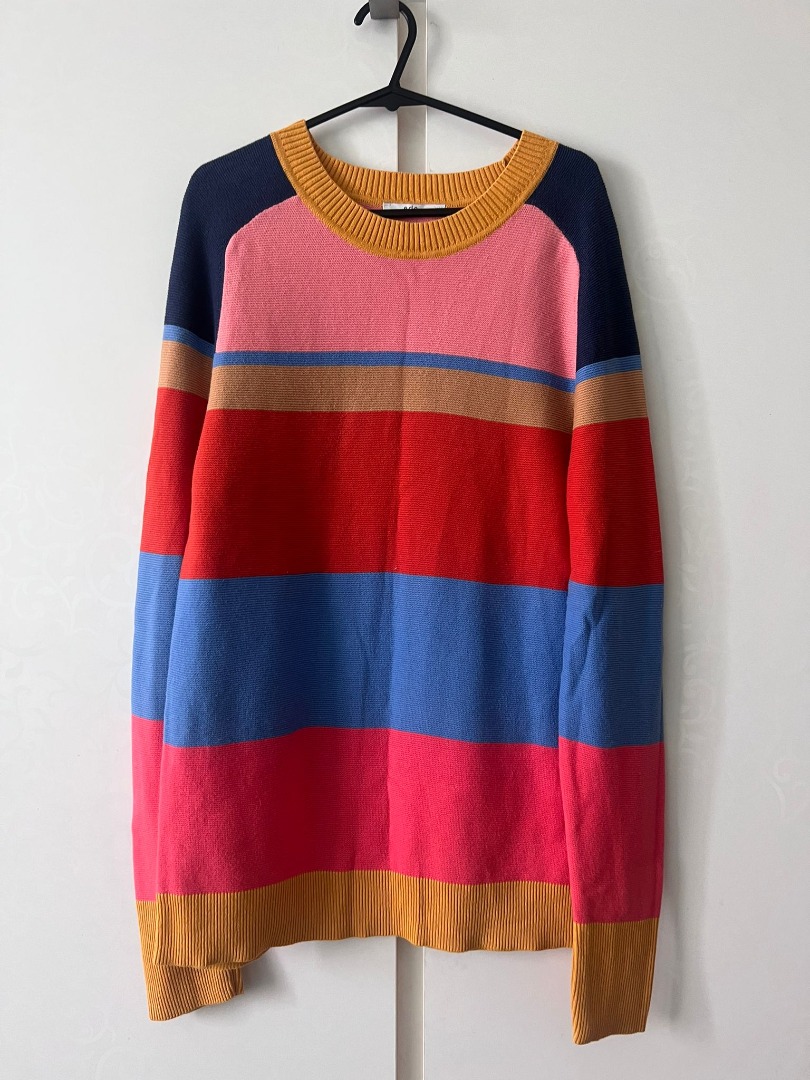 Colorful Striped Sweater Pullover