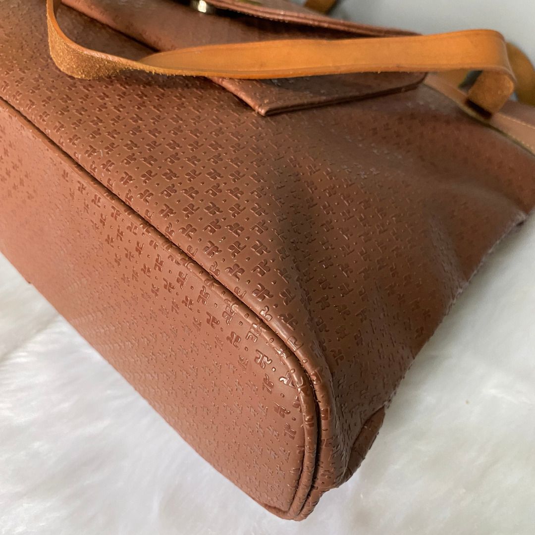 Courreges Blue Logo Shoulder Bag