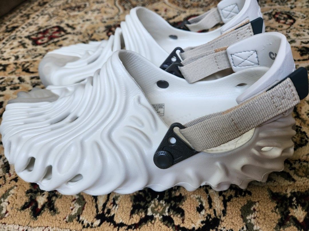 White crocs on store sale