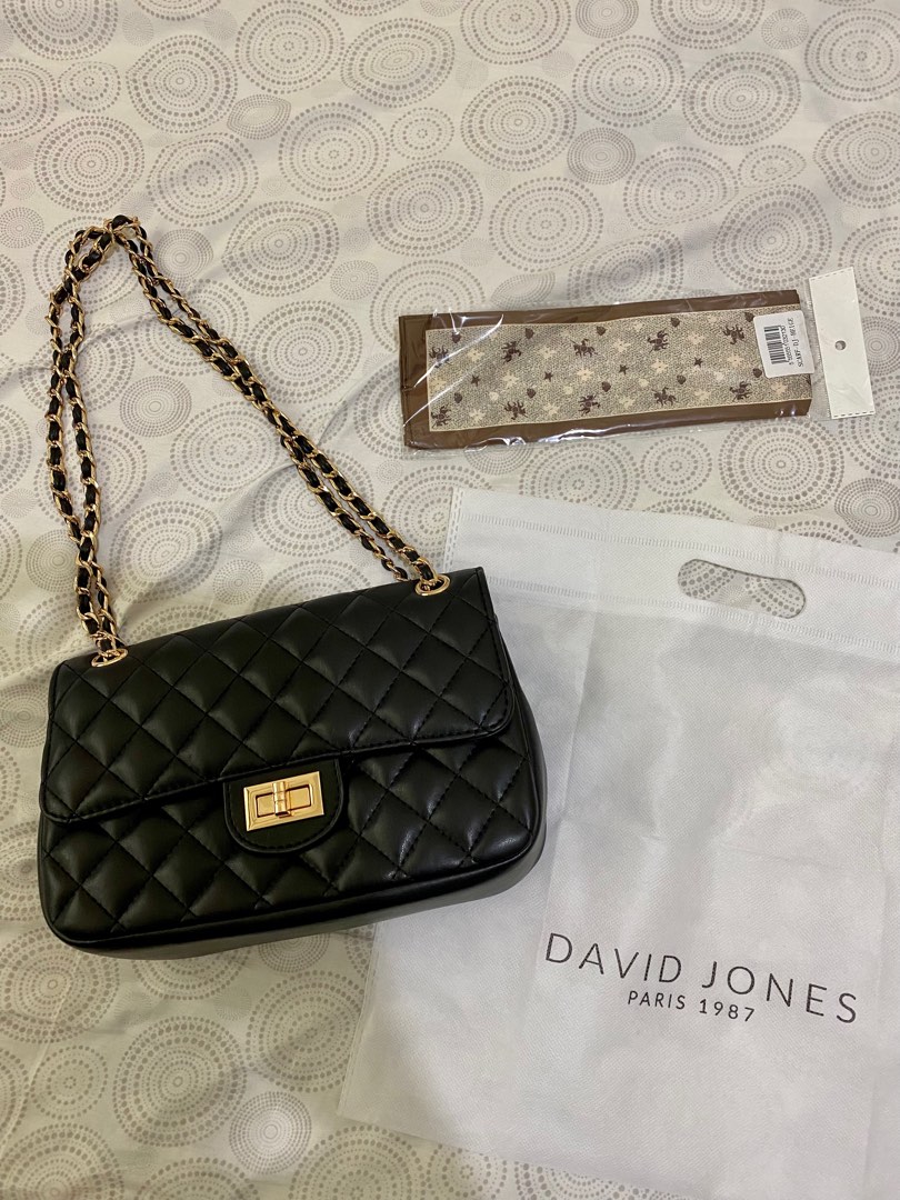 David Jones quilted 2 way bag on Carousell