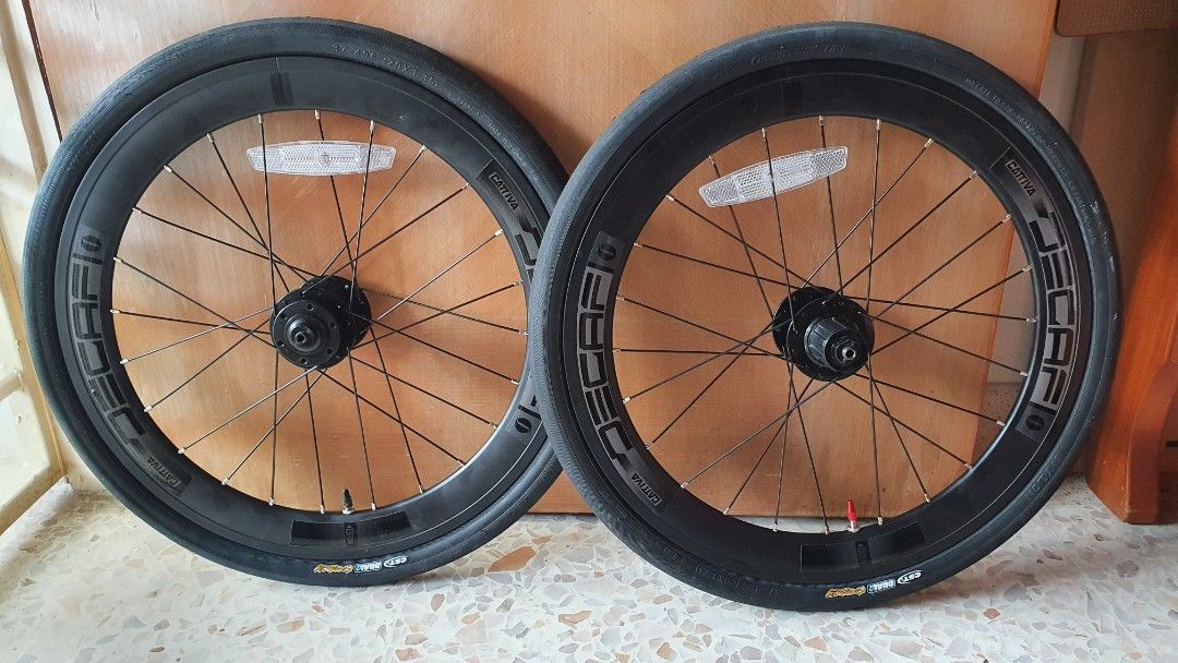 Decaf 406 disk wheelset Sports Equipment Bicycles Parts Parts