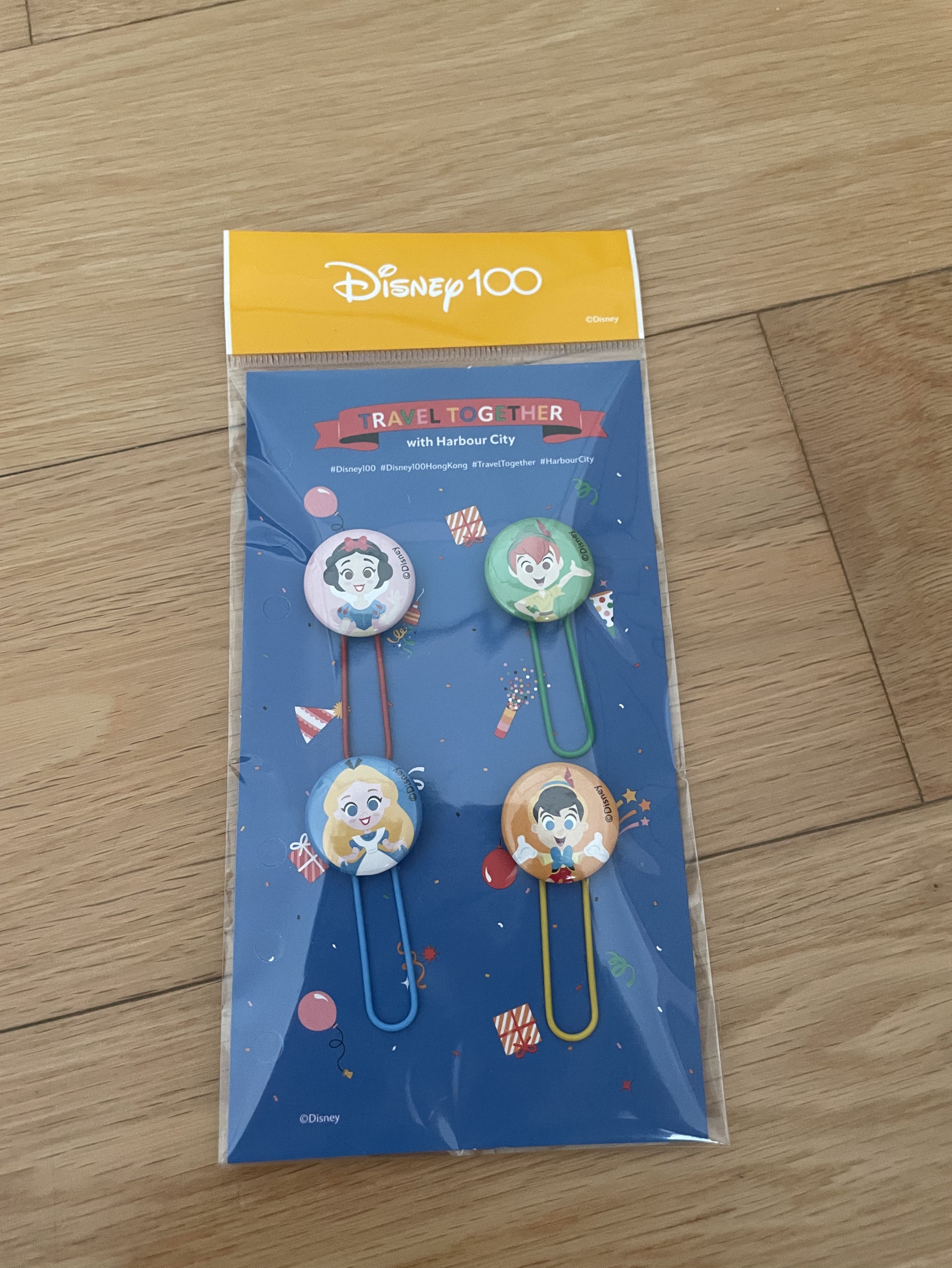 全新）Disney 100 文具- 夾Clip, 興趣及遊戲, 手作＆自家設計, 文具