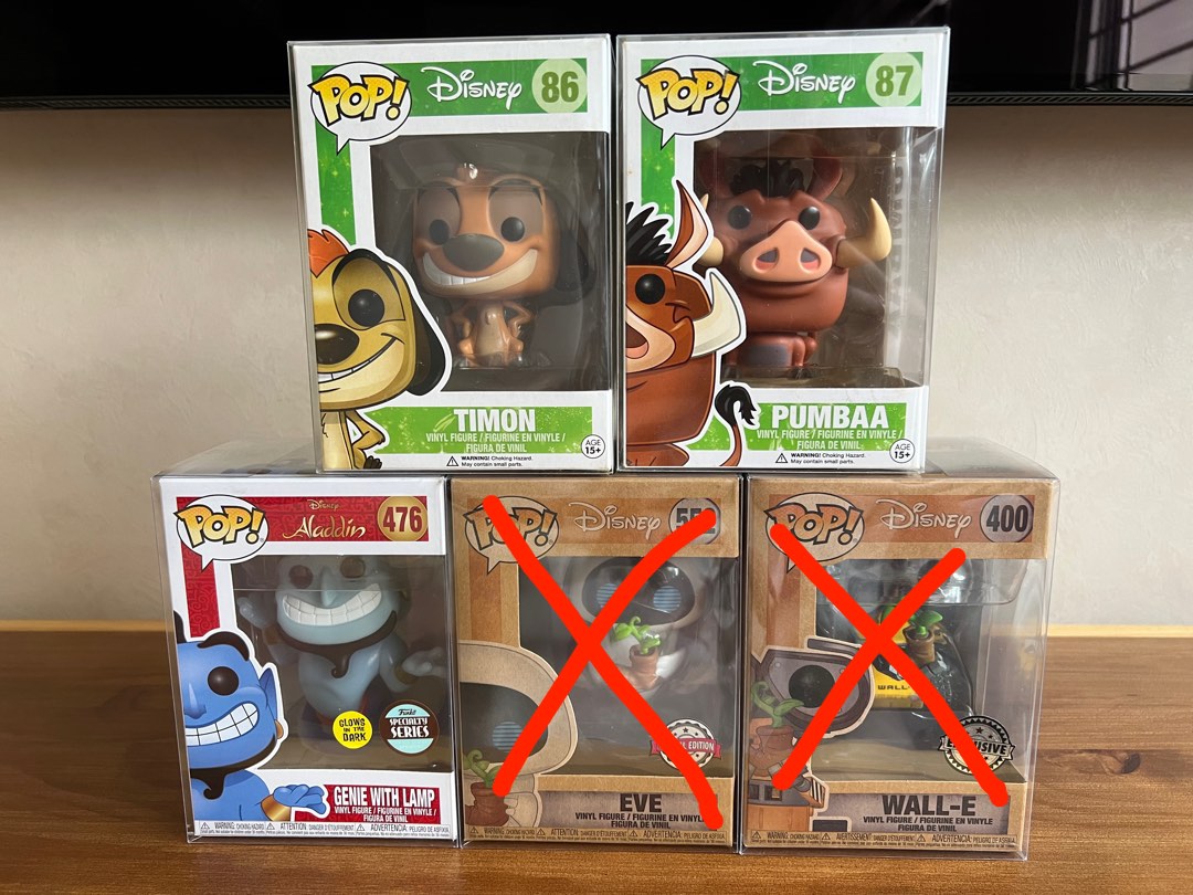 Timon and 2025 pumbaa pop vinyl