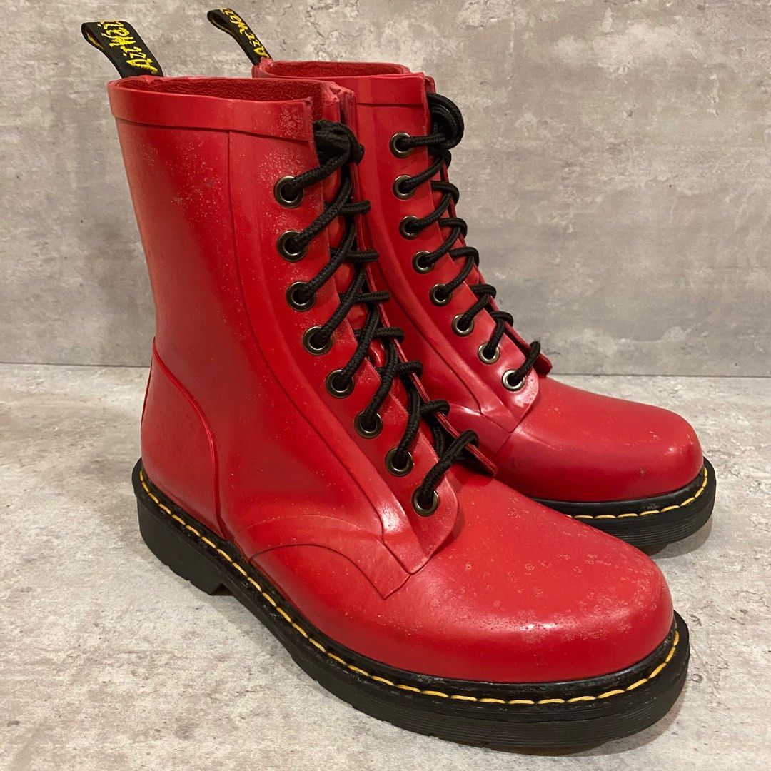 Dr martens waterproof boots pvc shoes size 5uk