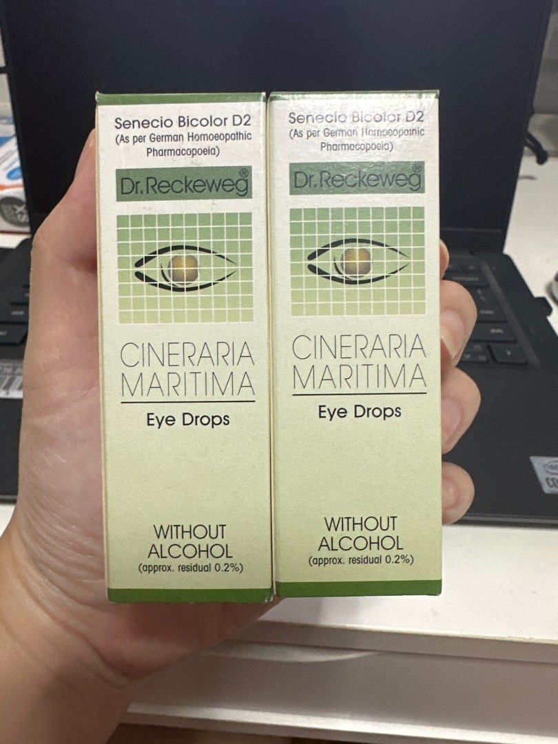 Dr Reckeweg Cineraria Maritima Eyedrops, Beauty & Personal Care, Vision