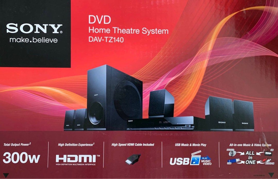 DVD Home Theatre System DAVTZ140, TV & Home Appliances, TV