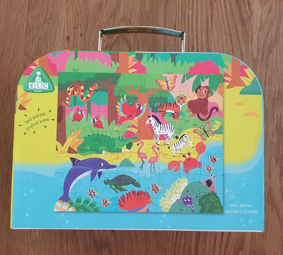 ELC Wildlife puzzle, Hobbies & Toys, Toys & Games on Carousell