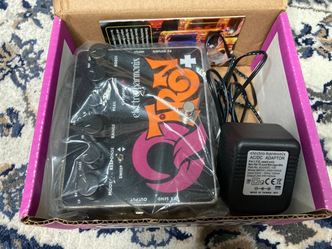 Electro Harmonix QTron Plus Envelope Filter with Effects Loop Effect Pedal Bass guitar 結他效果器 低音