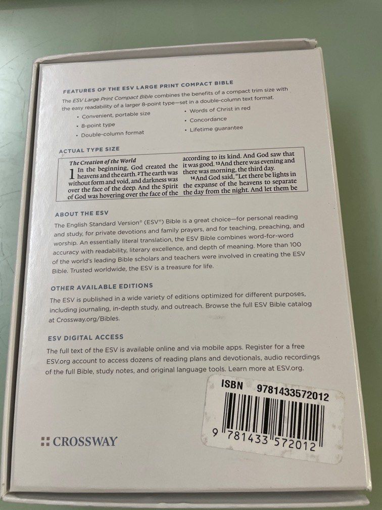 ESV Large Print Compact Bible Buffalo Leather Deep Brown Hobbies esv-large-print-compact-bible-buffalo-leather-deep-brown-hobbies