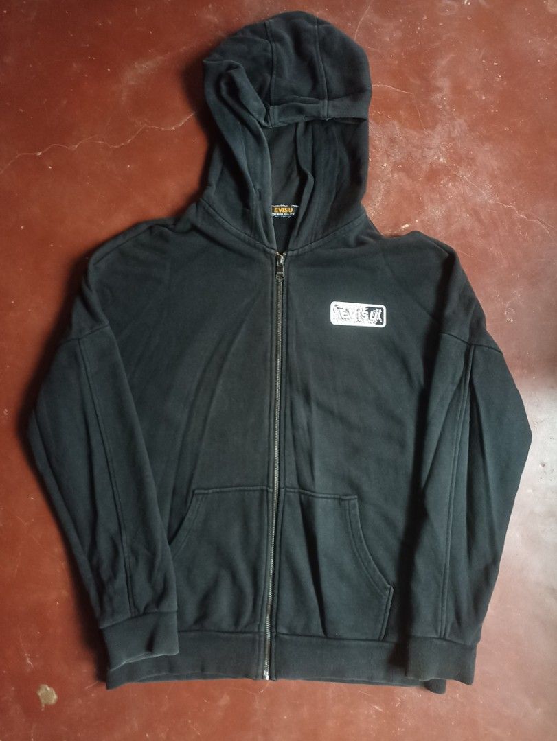 Evisu Zipped Up Hoodie, Men's Fashion, Coats, Jackets and Outerwear on  Carousell