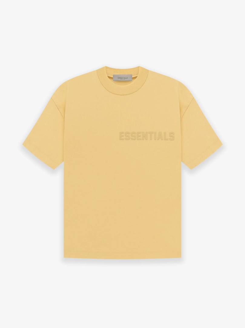 Fear of God Essentials SS23 Light Tuscan Tee, Men's Fashion, Tops ...