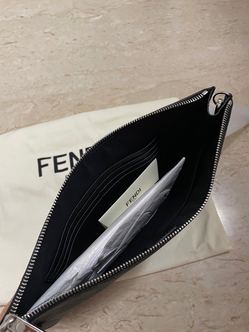 Fendi Diagonal Flat Pouch