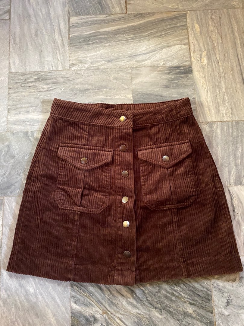 Forever 21 Corduroy Skirt Women s Fashion Bottoms Skirts on