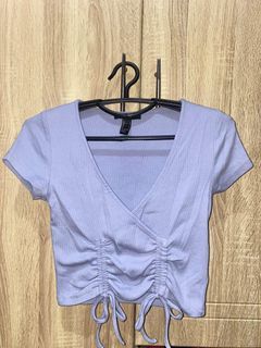Forever 21 Ruched Crop Top