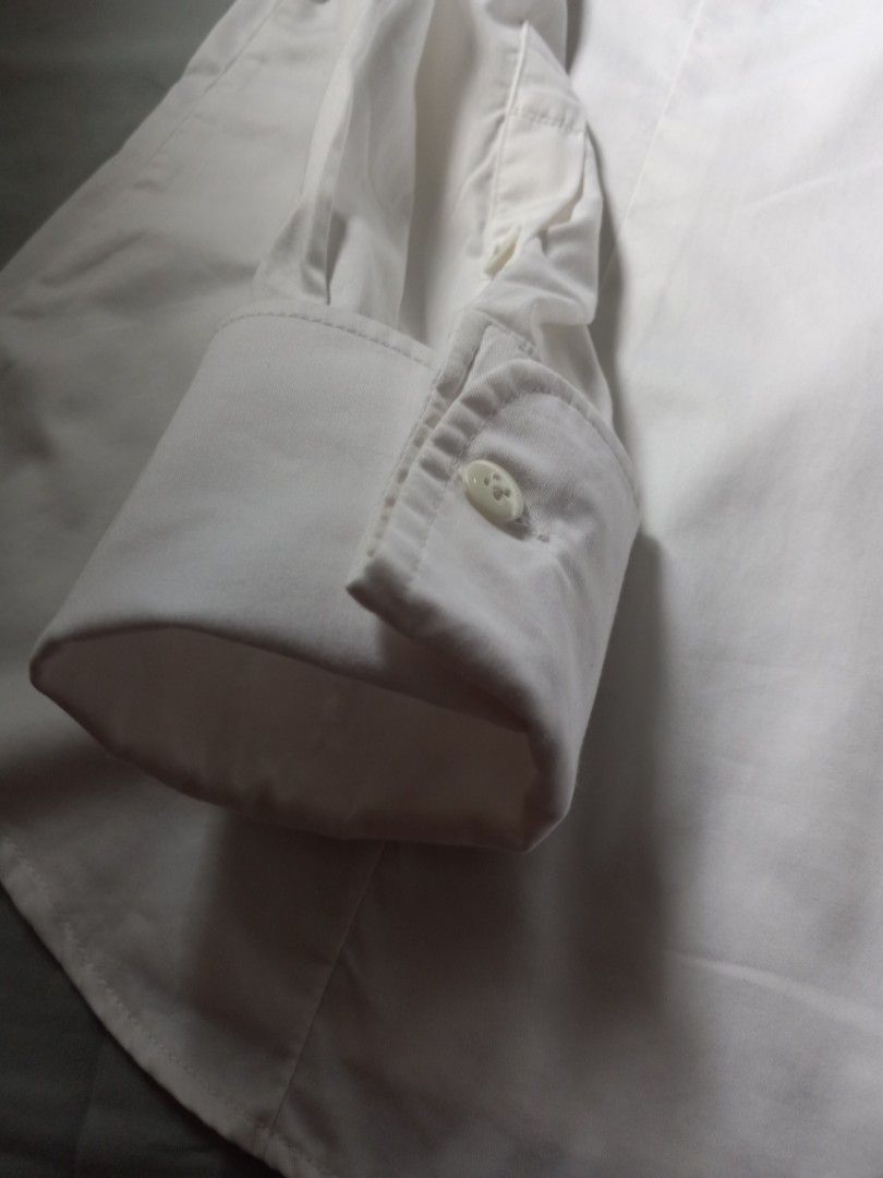 Francis libiran formal/wedding inner shirt (Category: Formal Shirts) located in Manila. Submitted by freespace01 (Listing ID 1244654477, Image 3). Description: customfrancis libiran formal/wedding inner shirt well used you can use this for your office meetings, gala, formal events, weddings etc. issue the other button cufflinks that came with it is missing one so usually use other cufflinks for it so you can just use your own or buy one cuffs are