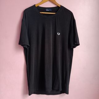 Fred Perry Black Shirt Embroidered Logo