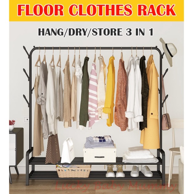 FREE DELIVERY Sturdy Standing Clothes Rack Drying Rack Clothes