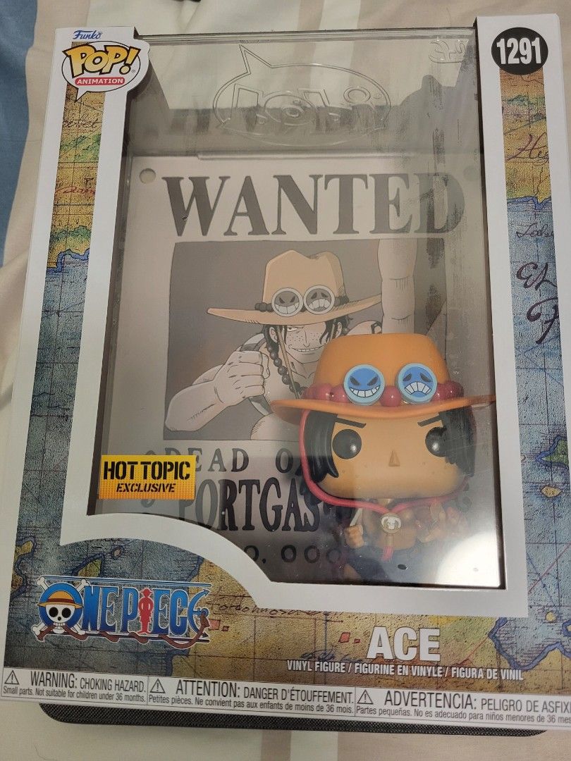 Ace (Pop! Animation) Vinyl Figur 1291, One Piece ¡Funko Pop!
