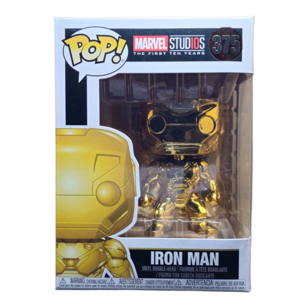 Funko pop iron man gold chrome new arrivals