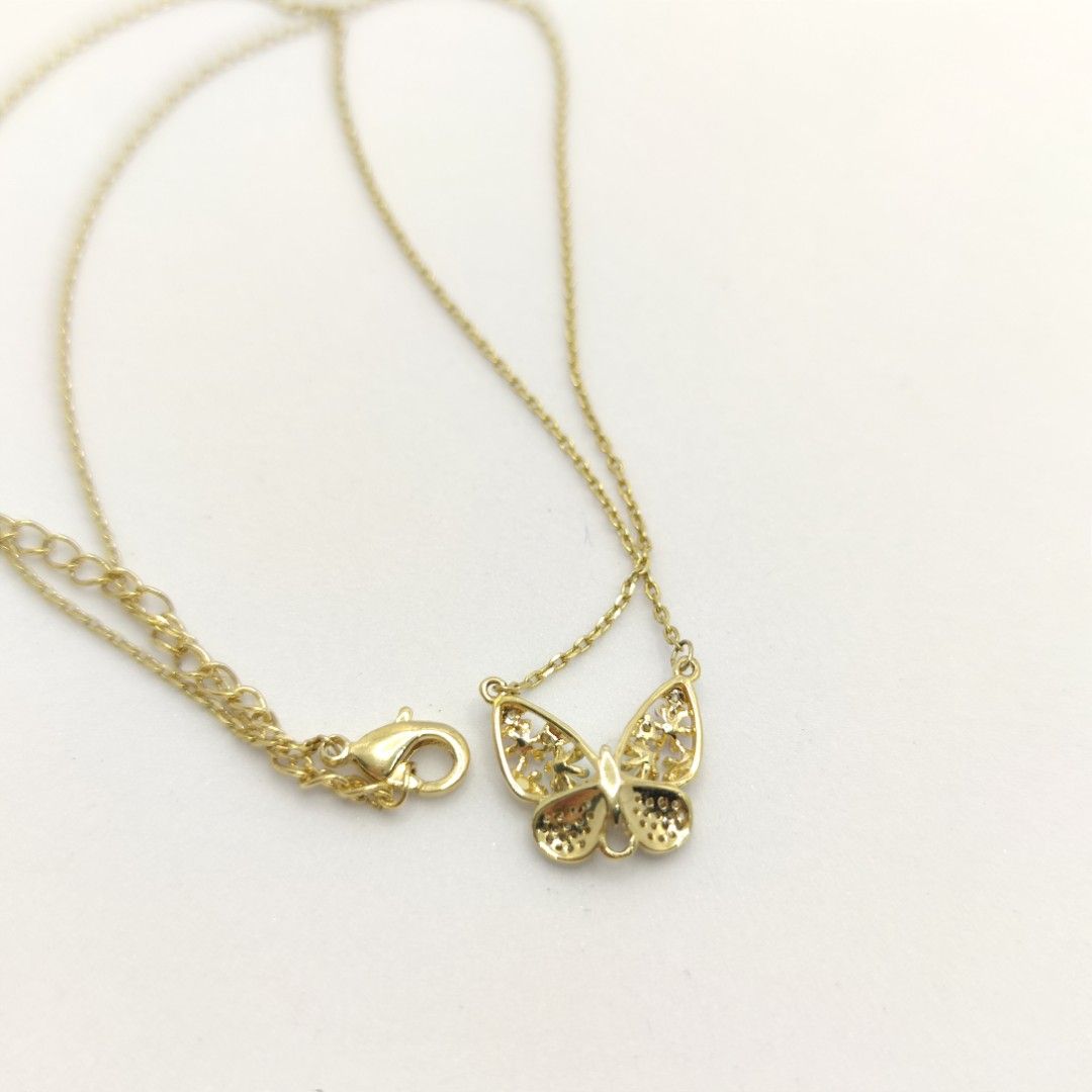 Chain with top butterfly pendant