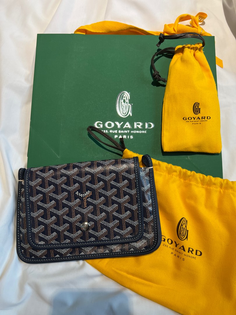 Goyard Portefeuille Pochette Plumet Blue