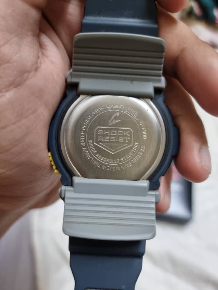 G Shock G7900 2DR Mat Moto Biru Men s Fashion Watches