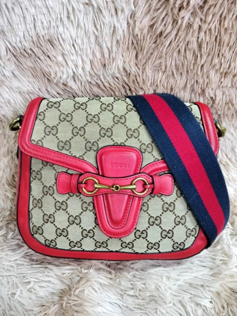 Gucci lady web original gg shoulder bag best sale