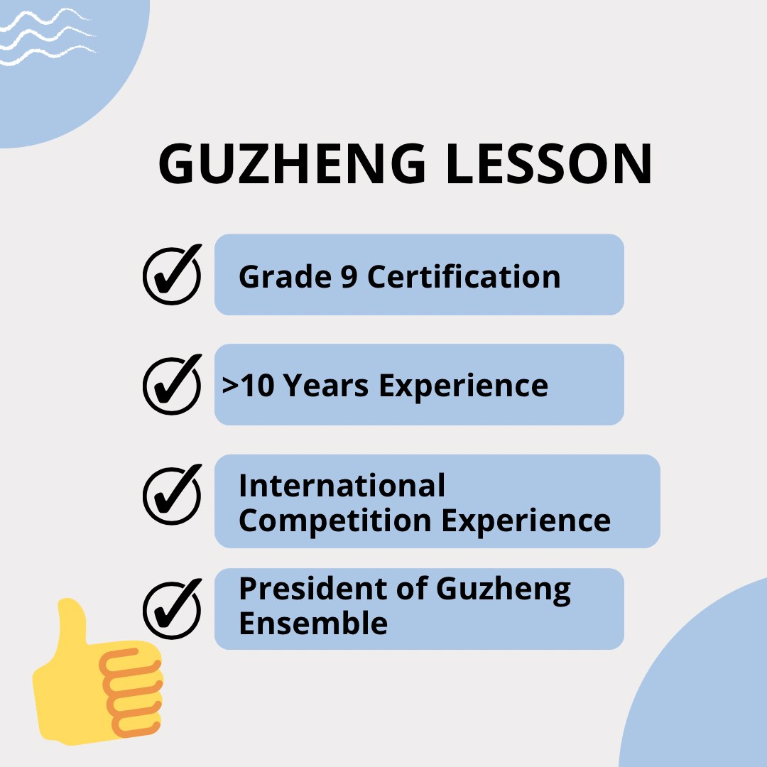 Guzheng Lesson Instructor Teacher Home Tuition, Learning & Enrichment