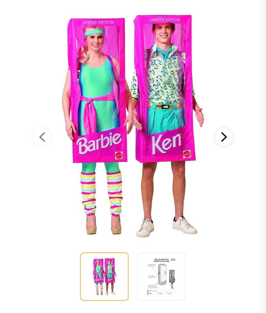Barbie and Ken Halloween costume, movie costume, Hobbies & Toys