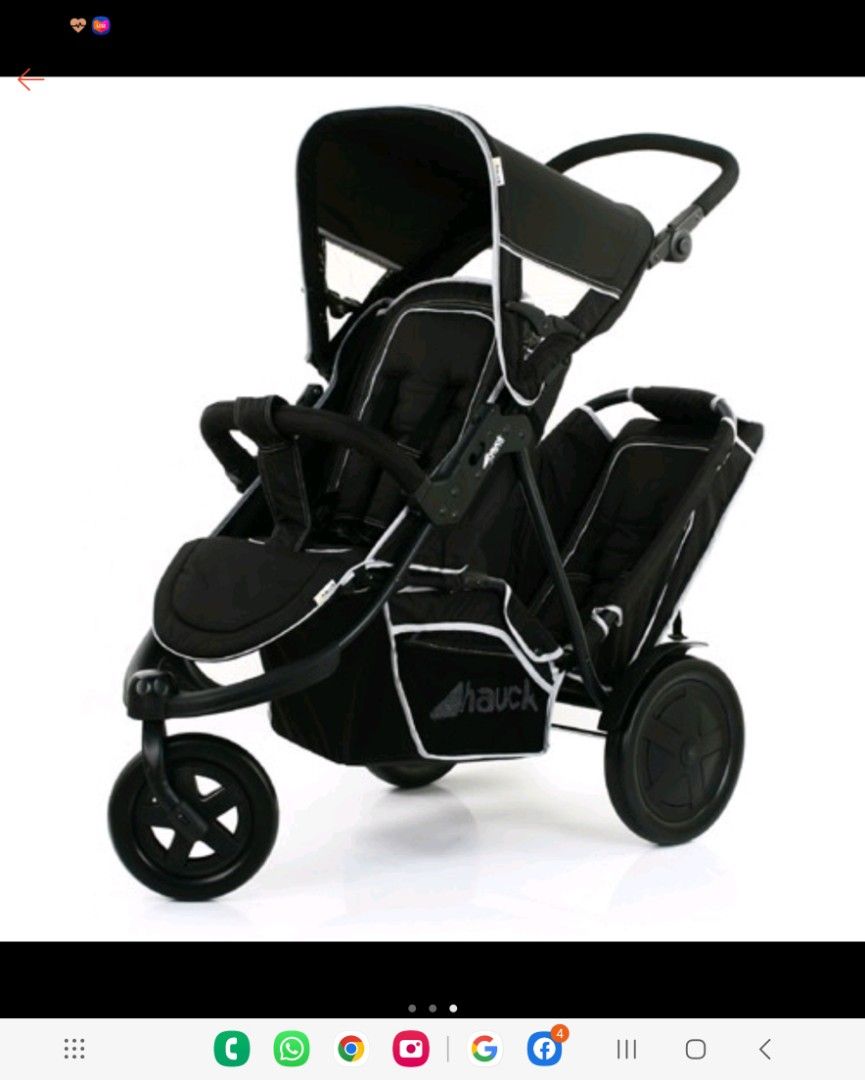 Hauck double sales travel system