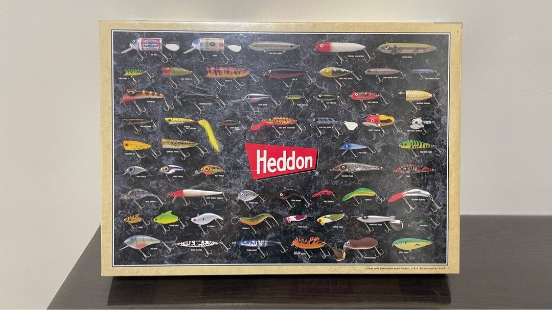 Heddon 古董釣魚假餌砌圖1000 塊全新, 興趣及遊戲, 玩具& 遊戲類- Carousell