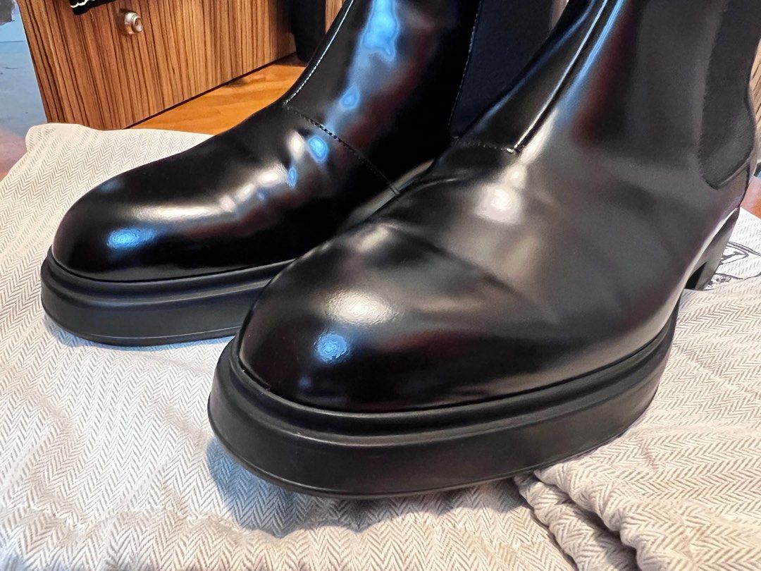 Mens dress discount ankle boots black