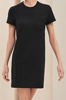 Hermes Straight dress with embroidered pocket size 34 Black, 名牌 ...