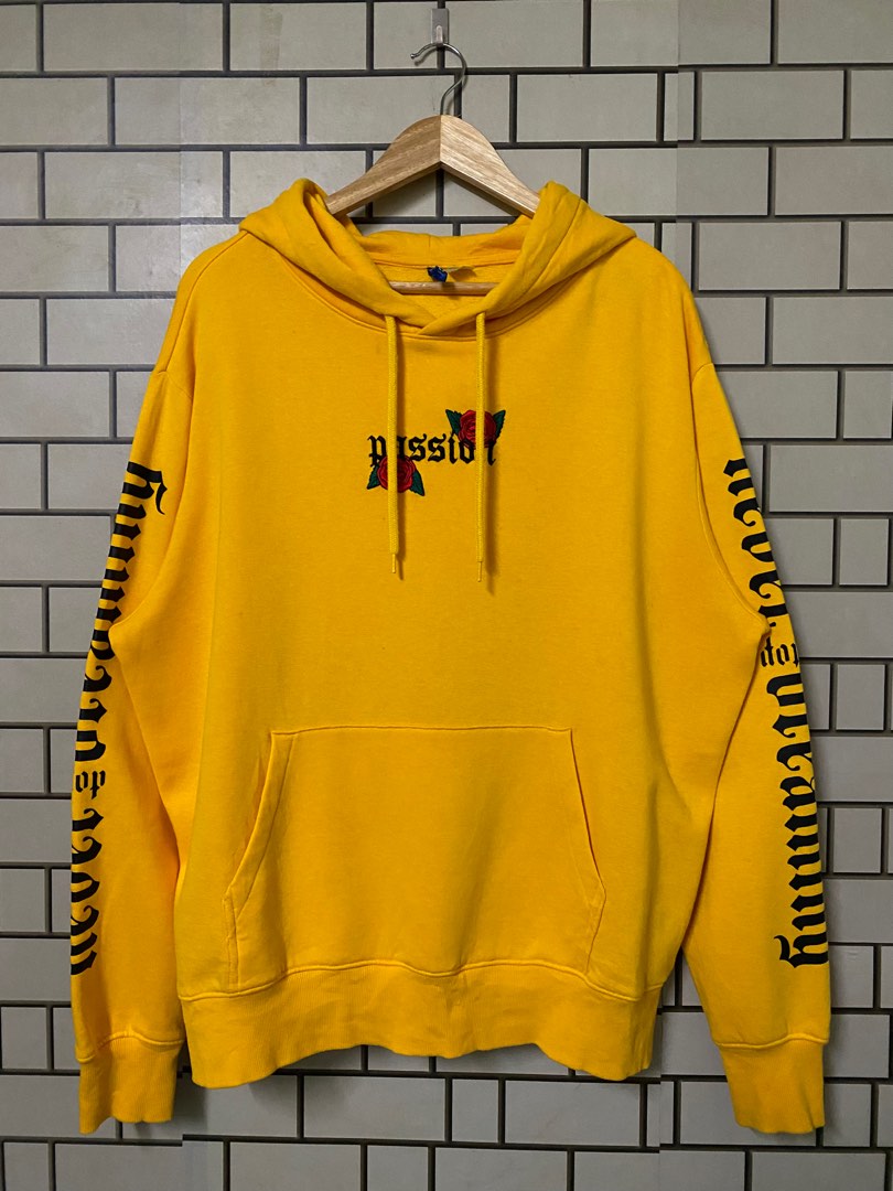 yellow passion hoodie h&m