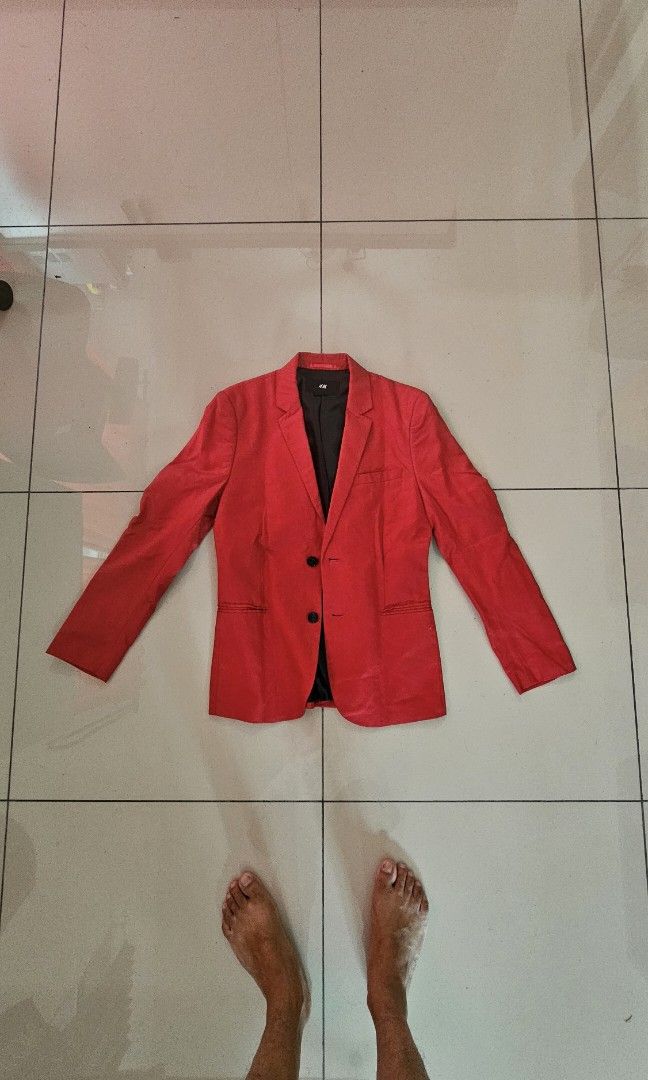Mens red blazer h&m outlet