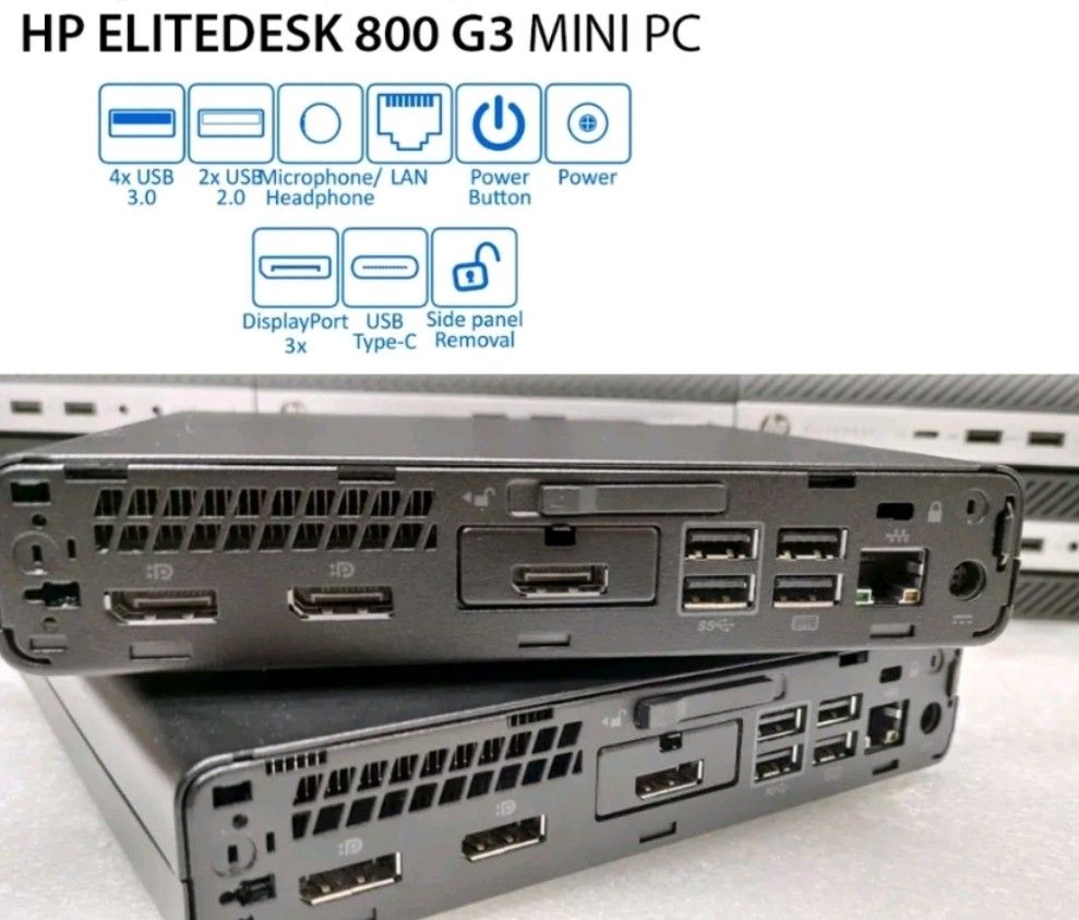 HP EliteDesk 800 G3 mini Desktop, Computers & Tech, Office & Business