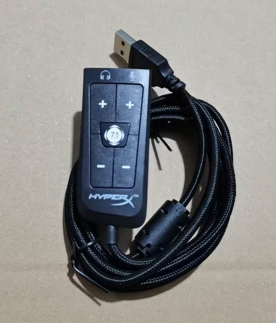 HyperX Cloud II USB Sound Card 7.1 Surround Sound, Audio, Soundbars