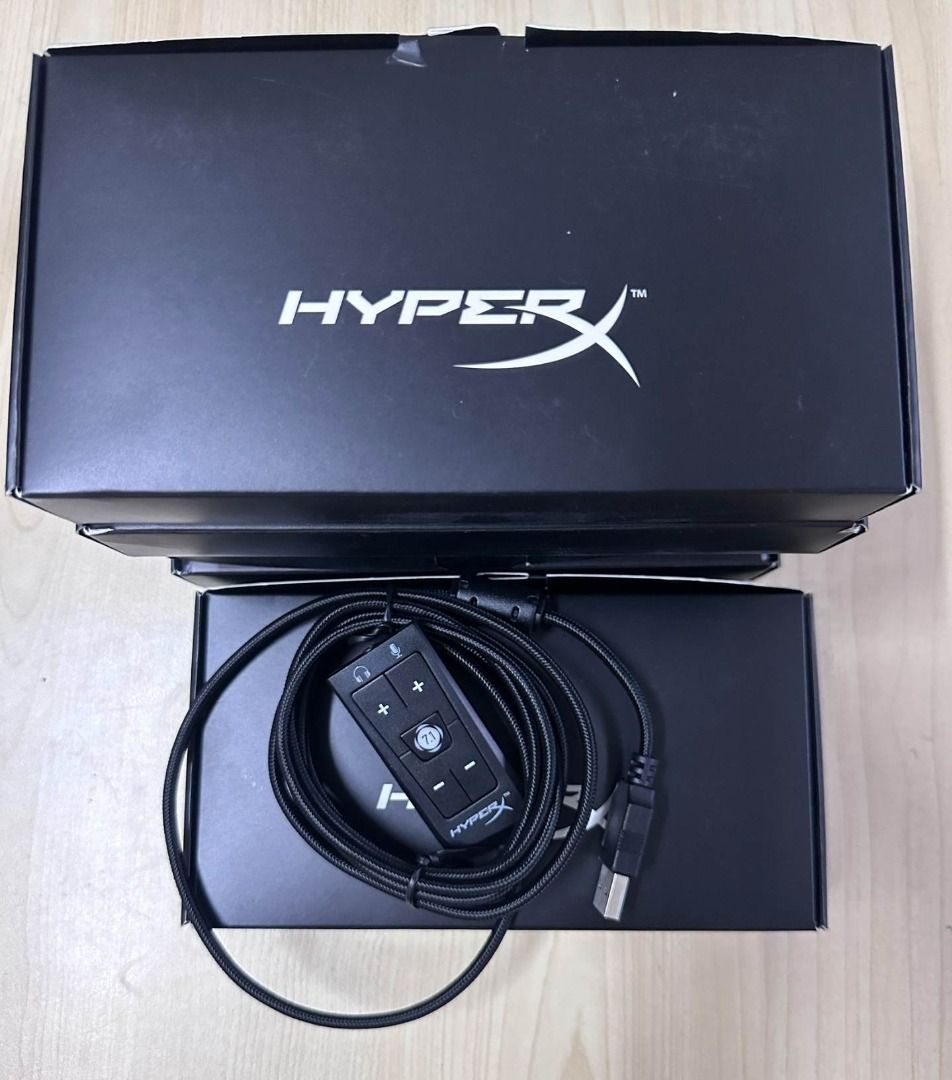 HyperX Cloud II USB Sound Card 7.1 Surround Sound, Audio, Soundbars