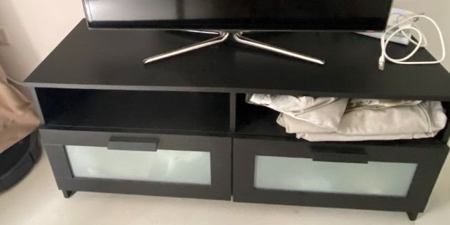 Ikea brimnes deals tv stand black